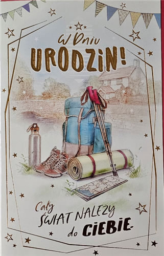 Kartki urodzinowe kartka urodzinowa WESOŁE Zabawna 13 cm *20,4 cm13721731942