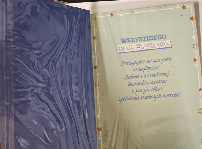 kartka urodzinowa na 40 lat czterdziestkę 12,7 cm *17,8 cm 13726678721