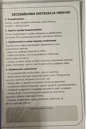kartka urodzinowa na 30 lat  13 cm *20,4 cm 13744037394