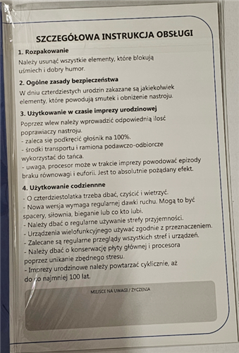 kartka urodzinowa na 40 lat czterdziestkę   13 cm *20,5 cm  13744040064