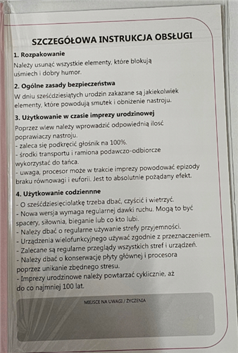 kartka urodzinowa na 60 lat sześćdziesiąte urodziny 13 cm *20,4 cm  13744047234