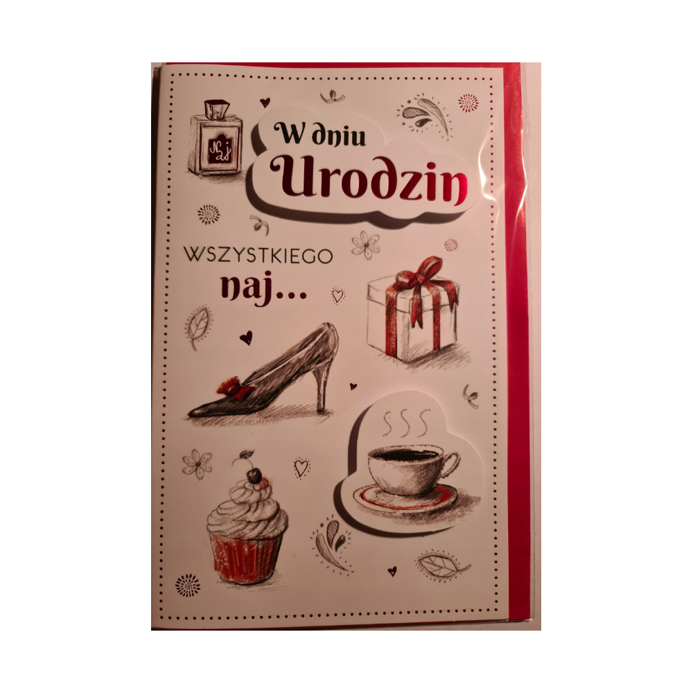 Kartki urodzinowe kartka urodzinowa WESOŁE Zabawna 13 cm *20,4 cm  10820288713