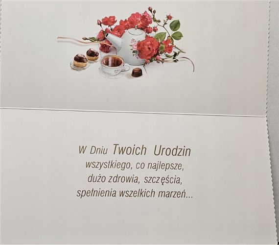 Kartki urodzinowe kartka urodzinowa karnet  10,2 cm *21 cm 13763634770