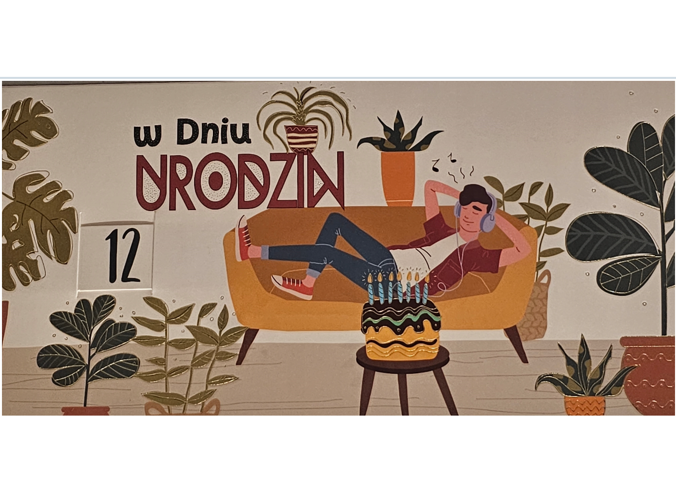 Kartki urodzinowe dla dziecka z wymienną cyferką   10,5 cm *21 cm 13763677605