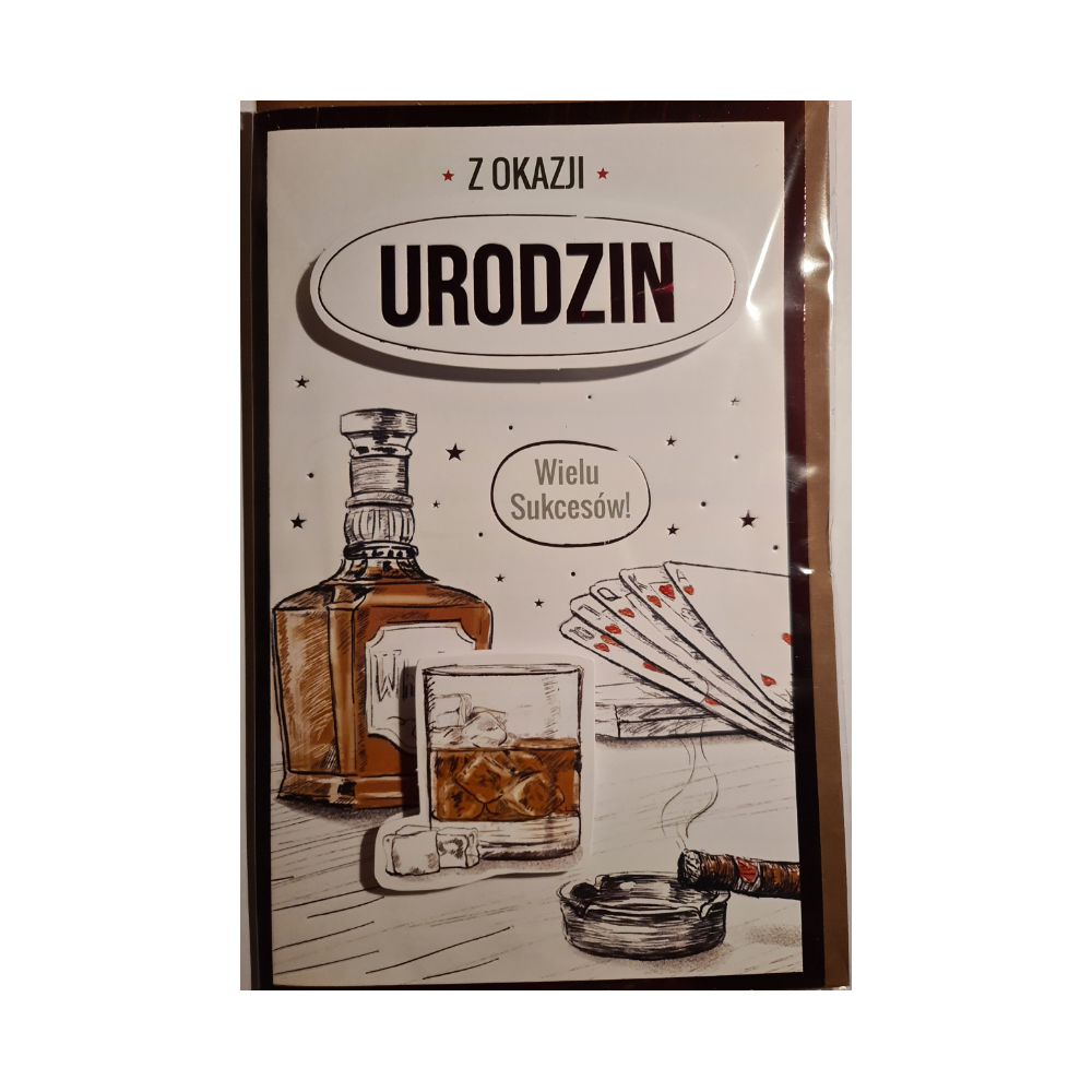 Kartki urodzinowe kartka urodzinowa WESOŁE Zabawna 13 cm *20,4 cm 10820296118