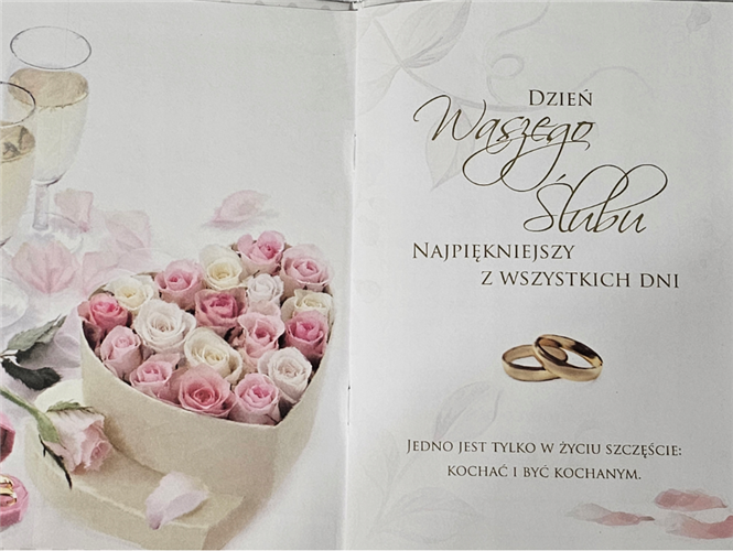 pamiątka na ślub, Książeczka na Ślub  15,1 x 20,8 cm 13789040587