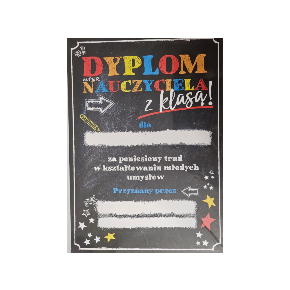 kartki dla Nauczyciela, DYPLOM dla Nauczyciela  21 cm *29,7 cm 13925716280