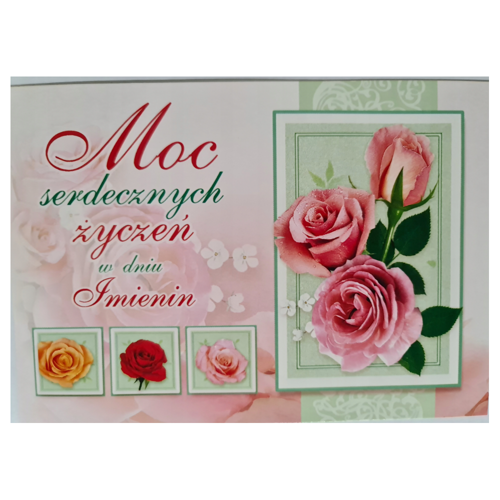 pocztówki Pocztówka imieninowa CENA za 2 SZTUKI 14,8 cm *10,5 cm13944647719