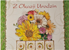 pocztówki Pocztówka urodzinowa CENA za 2 SZTUKI   14,8 cm *10,5 cm  13944749459