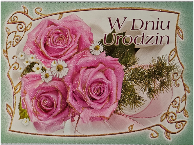 pocztówki Pocztówka urodzinowa CENA za 2 SZTUKI   14,8 cm *10,5 cm  13944751621
