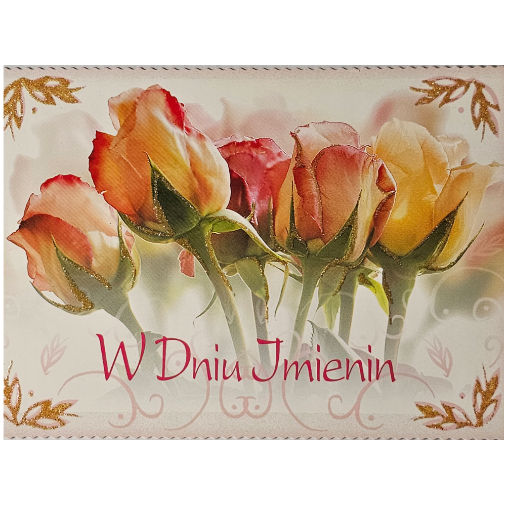 pocztówki Pocztówka imieninowa  14,8 cm *10,5 cm 13944759479