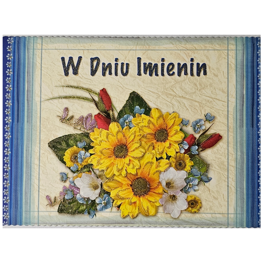 pocztówki Pocztówka imieninowa CENA za 2 SZTUKI  14,8 cm *10,5 cm  13944763312