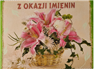 pocztówki Pocztówka imieninowa CENA za 2 SZTUKI  14,8 cm *10,5 cm  13944769070