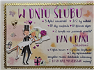 pamiątka na ślub, kartka na ślub PRZESTRZENNA  11,7 cm *16,7 cm13944781833