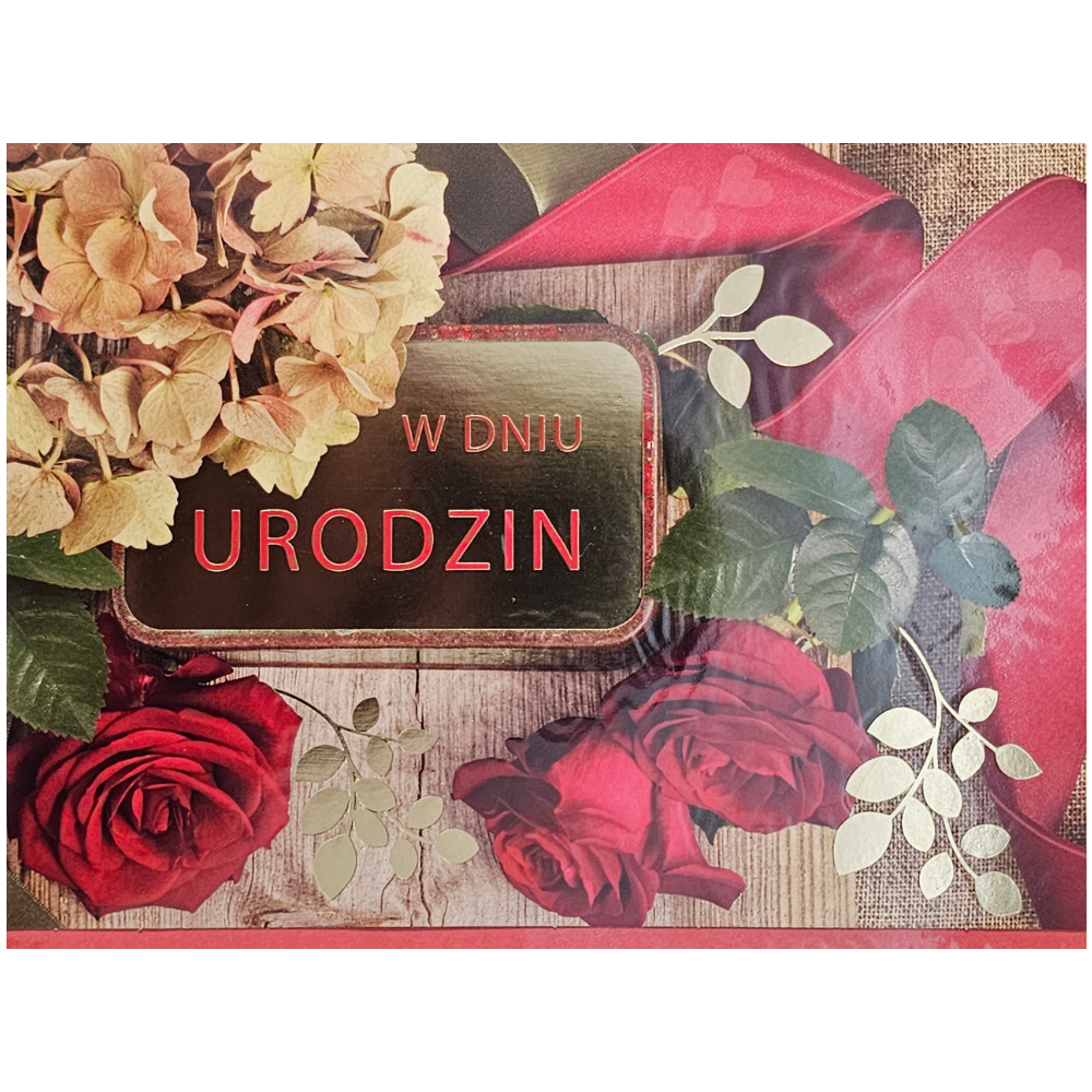 Kartki urodzinowe kartka urodzinowa karnet 12 cm *16,5 cm 14044489316