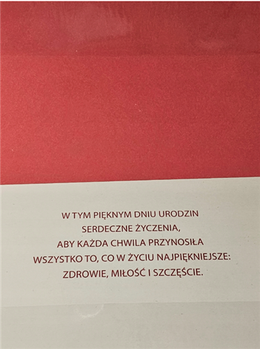 Kartki urodzinowe kartka urodzinowa karnet 12 cm *16,5 cm 14044489316