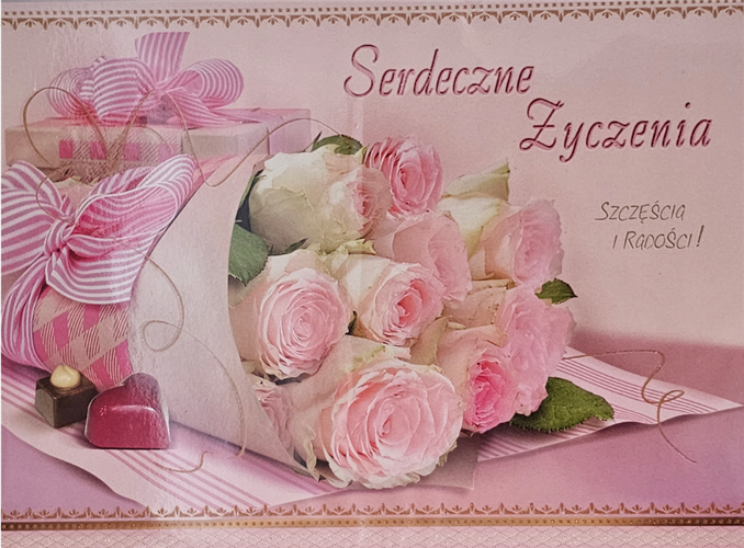 Kartki urodzinowe kartka urodzinowa karnet PRZESTRZENNA 13,8 cm *18,9 cm 14044520975