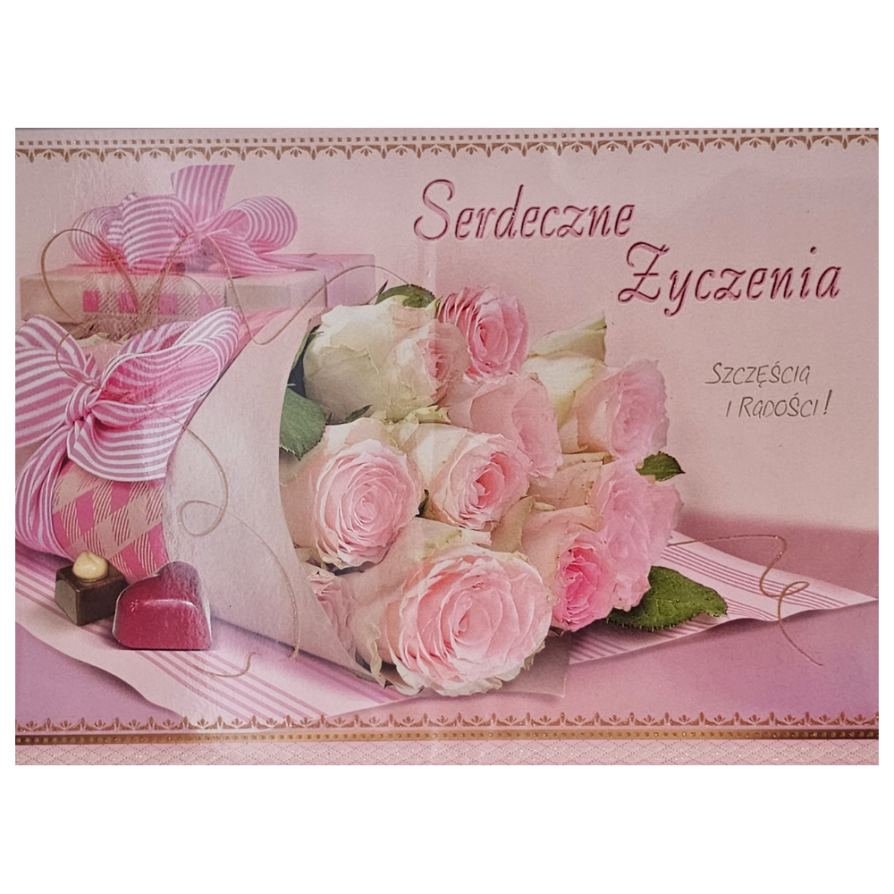 Kartki urodzinowe kartka urodzinowa karnet PRZESTRZENNA 13,8 cm *18,9 cm 14044520975