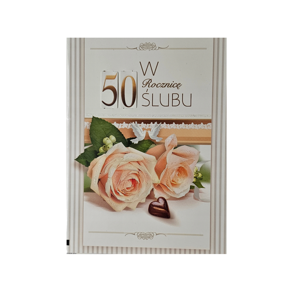 Kartki na rocznicę ślubu z wymiennymi cyframi  11,7 cm *16,50 cm 14044780212