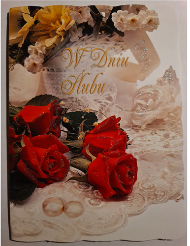 pamiątka na ślub, kartka na ślub 11,7 cm *16,3 cm 10823291332