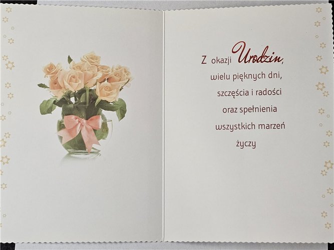 Kartki urodzinowe kartka urodzinowa karnet  12 cm *16,5 cm 15129409402