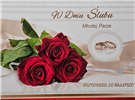 pamiątka na ślub, kartka na ślub, pocztówka ślubna  12 cm *16,5 cm 16897830224