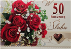 Kartki na rocznicę ślubu z wymiennymi cyframi   11,7 cm *16,50 cm14044780847