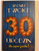 kartka urodzinowa na 30 lat 13 cm *20,5 cm 10826835632
