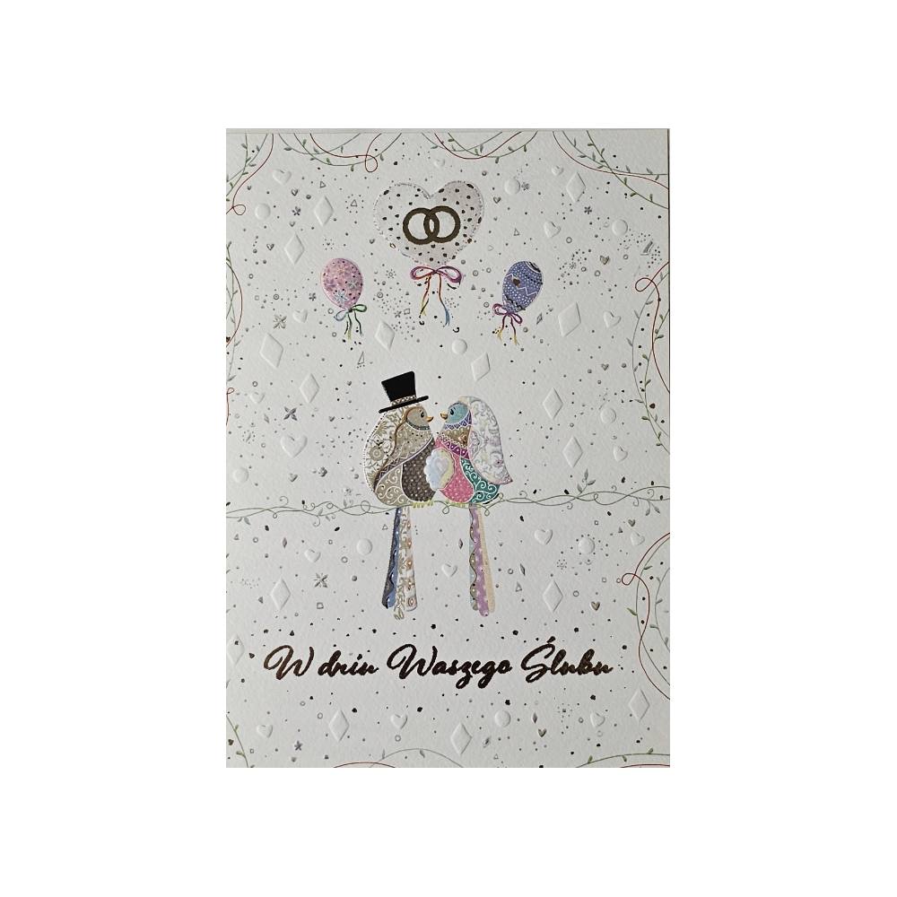 pamiątka na ślub, kartka na ślub, pocztówka ślubna  11,7 cm *16,5 cm 14133236402