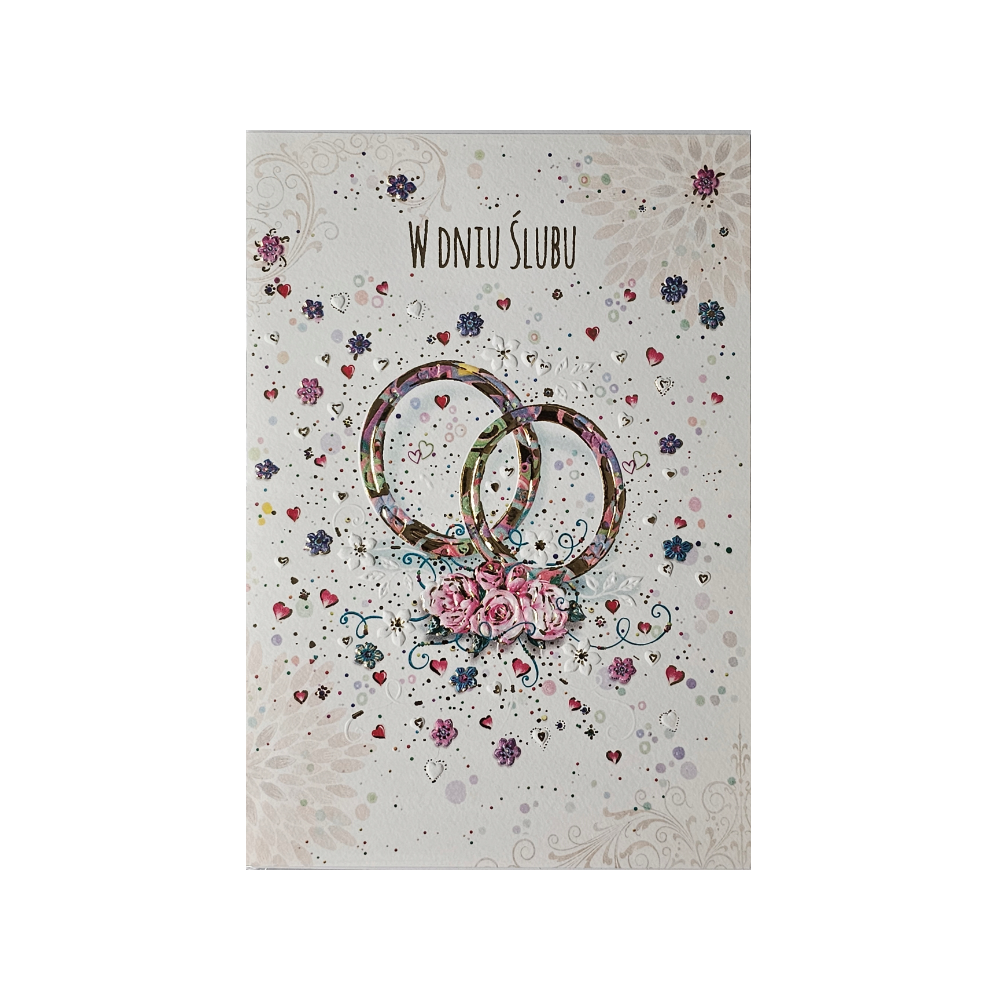pamiątka na ślub, kartka na ślub, pocztówka ślubna   11,7 cm *16,5 cm 16897831551