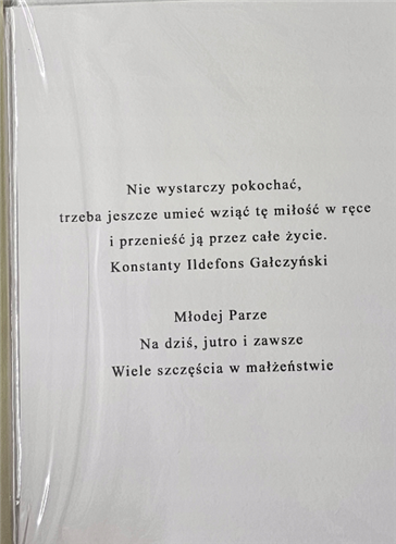 pamiątka na ślub, kartka na ślub, pocztówka ślubna  11,7 cm *16,5 cm14133241377