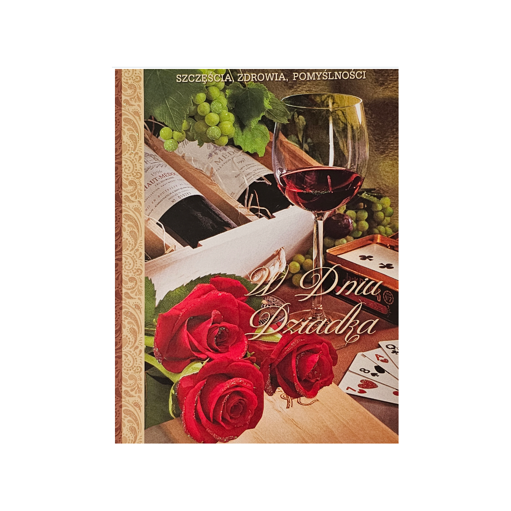 DZIEŃ DZIADKA kartka karnet NA DZIEŃ DZIADKA 11,5 cm *16,5 cm 14160464071