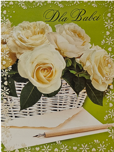 DZIEŃ BABCI kartka karnet NA DZIEŃ BABCI  11,7 cm *16,6 cm 14160452841