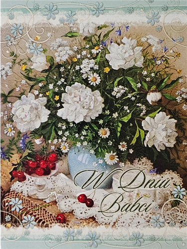 DZIEŃ BABCI kartka karnet NA DZIEŃ BABCI   11,7 cm *16,6 cm 14160450705