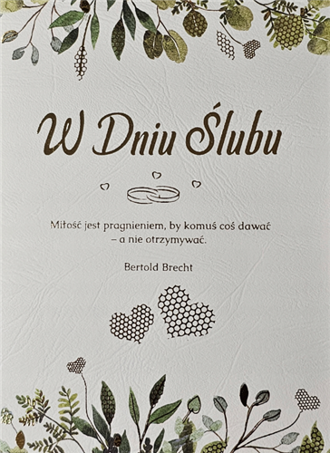 pamiątka na ślub, kartka na ślub, pocztówka ślubna  13,2 cm *18,5 cm 14160409652