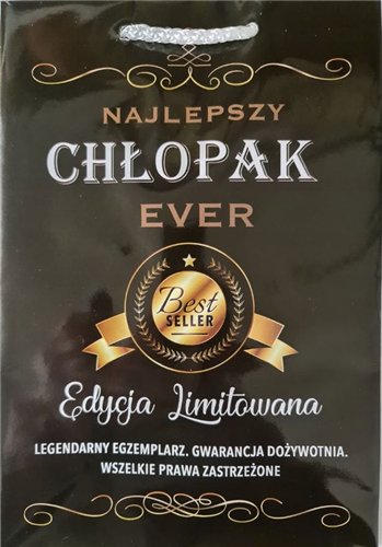 Torebka z okazji dnia Mężczyzny, dnia chłopaka 23cm 15016637624