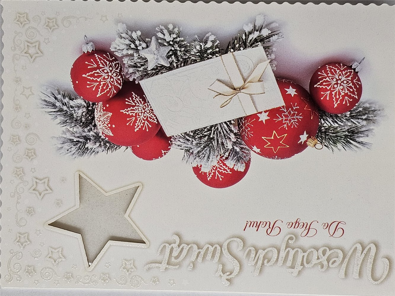 kartki z opłatkiem Bożego Narodzenia Boże Narodzenia 11,7 cm *16,5 cm 14160320178