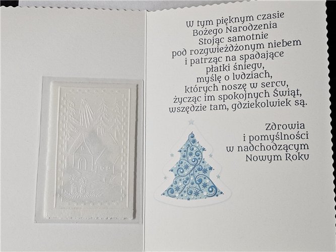 kartki z opłatkiem Bożego Narodzenia Boże Narodzenia 11,7 cm *16,5 cm 14160350422