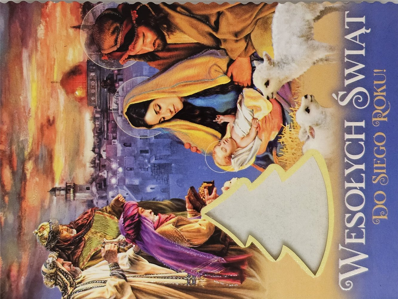 kartki z opłatkiem Bożego Narodzenia Boże Narodzenia 11,7 cm *16,5 cm 14160352612