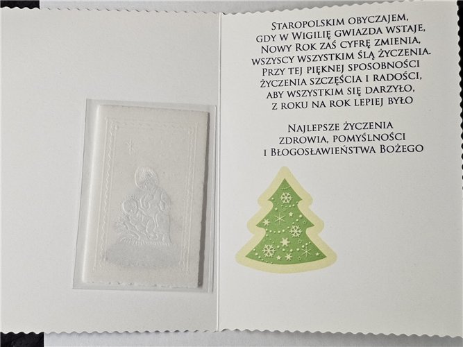 kartki z opłatkiem Bożego Narodzenia Boże Narodzenia 11,7 cm *16,5 cm 14160352612
