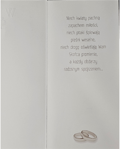 pamiątka na ślub, kartka na ślub, pocztówka ślubna   10,5 cm *21,5 cm 14278772658
