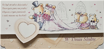 pamiątka na ślub, kartka na ślub, pocztówka ślubna  9,7 cm *20,5 cm 14278808904