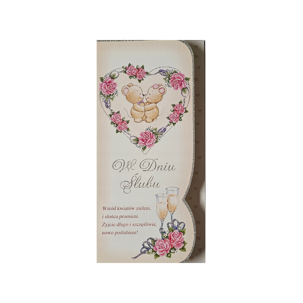 pamiątka na ślub, kartka na ślub, pocztówka ślubna  9,7 cm *20,5 cm 14278810346