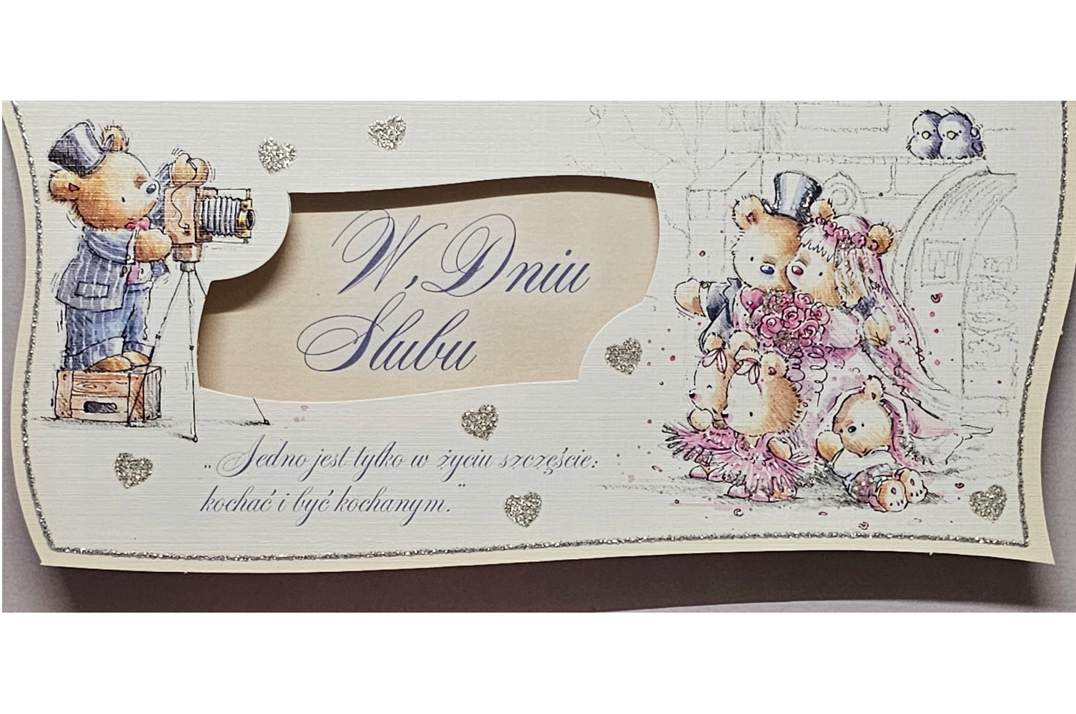 pamiątka na ślub, kartka na ślub, pocztówka ślubna  9,7 cm *20,5 cm 14278811045