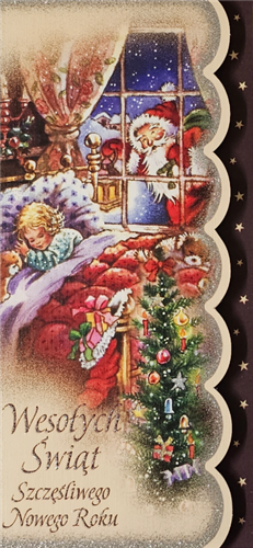 kartki z okazji Bożego Narodzenia Boże Narodzenie 10,2 cm *20,5 cm14278841460