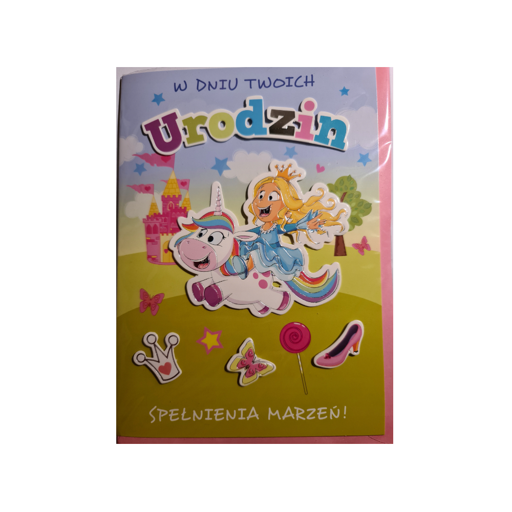 Kartki urodzinowe dla dziecka kartka urodzinowa  12,7 cm *17,8 cm 10692300589