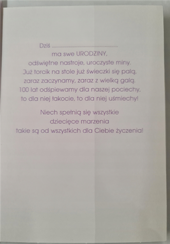 Kartki urodzinowe dla dziecka, kartka urodzinowa  11,7 cm *16,5 cm 15244008107