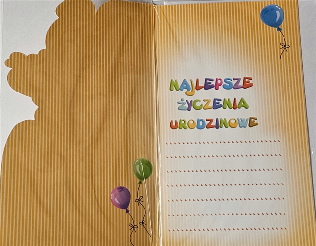 Kartki urodzinowe dla dziecka kartka urodzinowa 9   11,4 cm *19 cm 13589206625