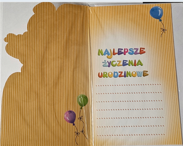 Kartki urodzinowe dla dziecka kartka urodzinowa 8  11,4 cm *19 cm 13589211221