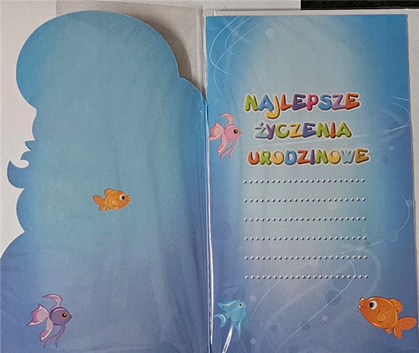 Kartki urodzinowe dla dziecka kartka urodzinowa 9 11,4 cm *19 cm 13589245736